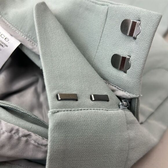 Vince Sage Green mid-rise slim-fit dress pants size 0 NWT - Picture 11 of 11